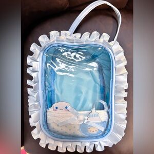 Cinnamoroll Plush Pouch with strap (Enjoy Idol Baby)